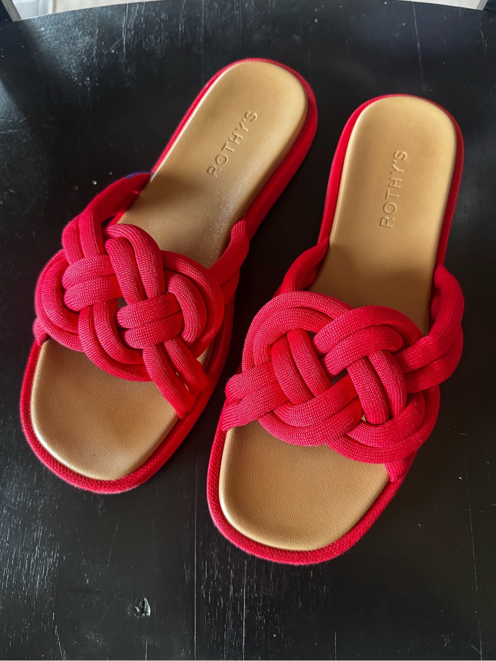 Rothy's The Summer Sandal in Red